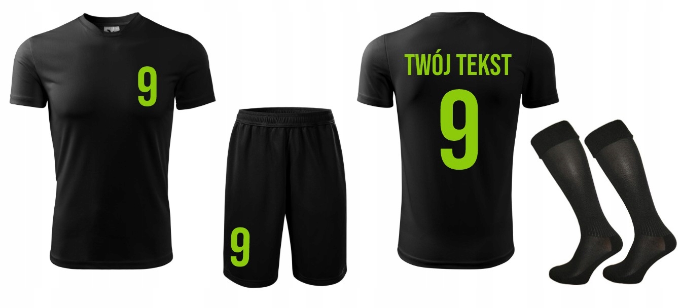

Strój Piłkarski Z Własnym Nadrukiem Napisem 158