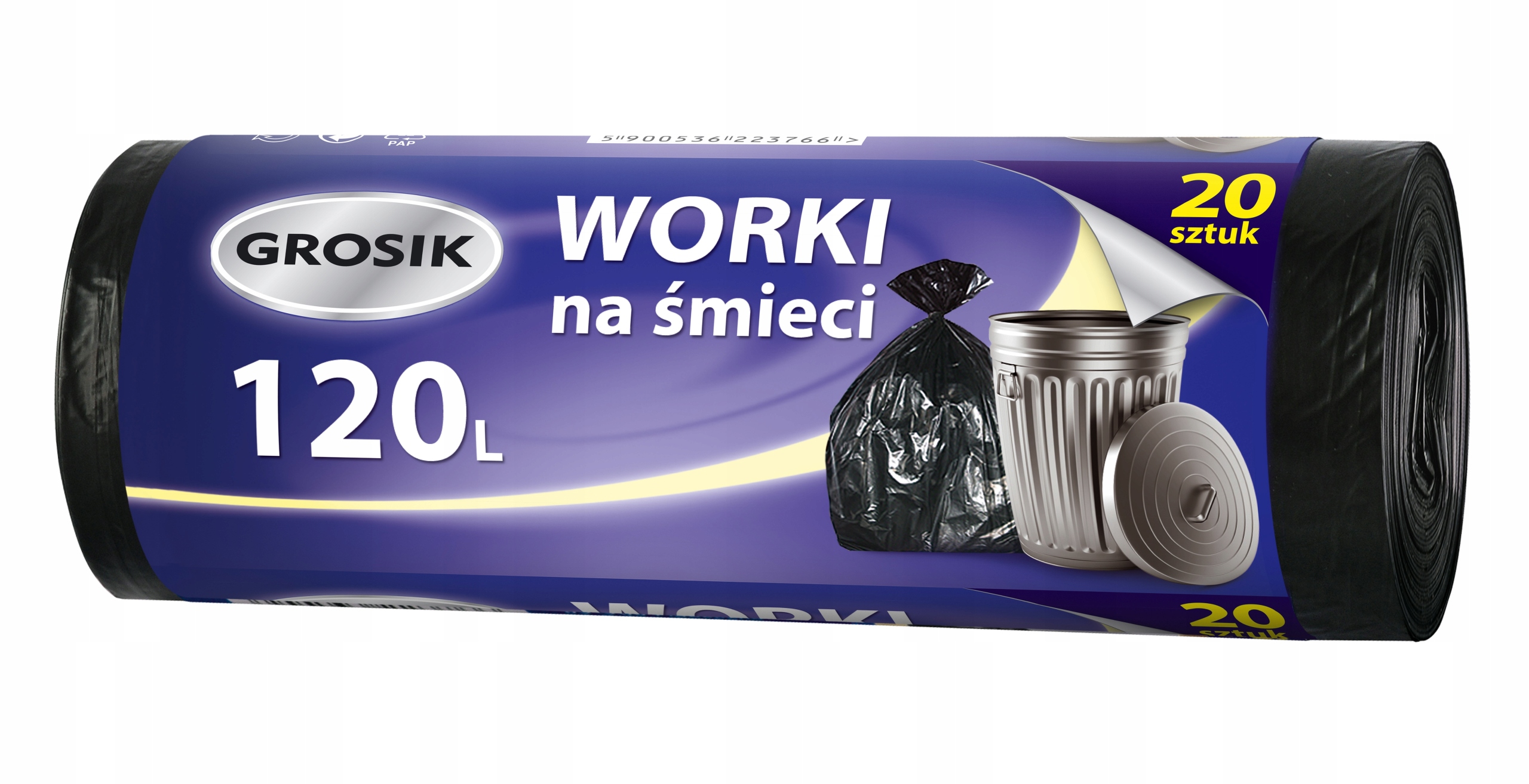 

Grosik Worki na śmieci 120 l 20 szt
