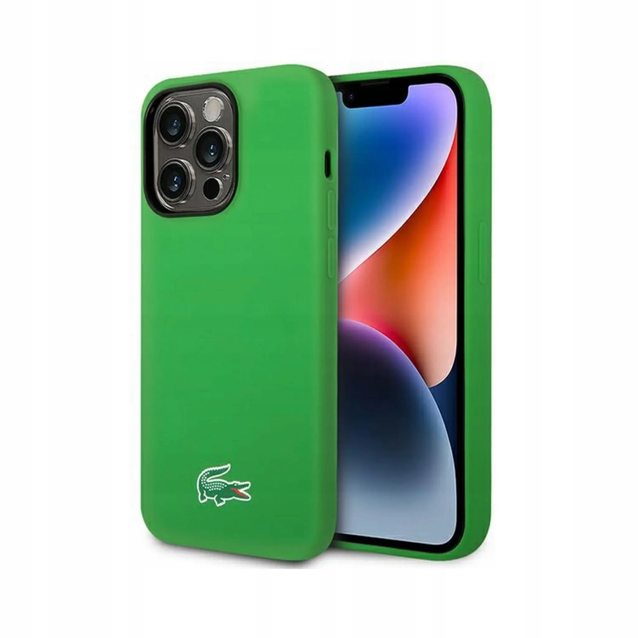 Lacoste Silikonowa obudowa tylna Zielona iPhone 14 Pro Max