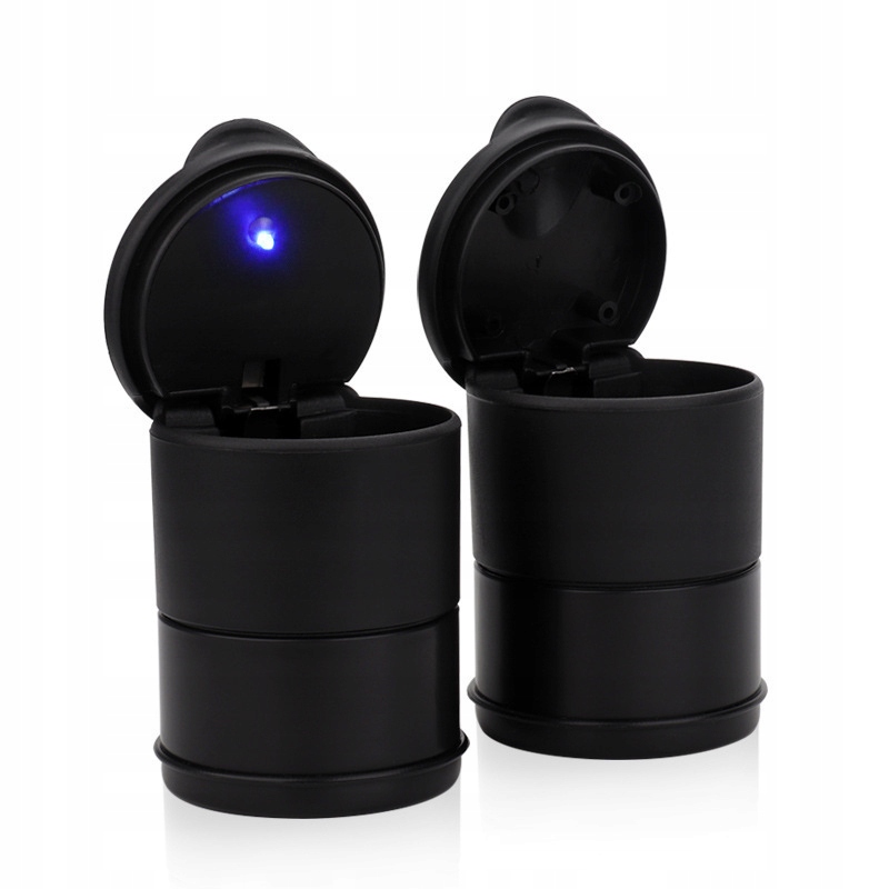 POPIELNICZKA SAMOCHODOWA CZARNA LED KOSZ W MIEJSCU KUBKA Producent części Inny