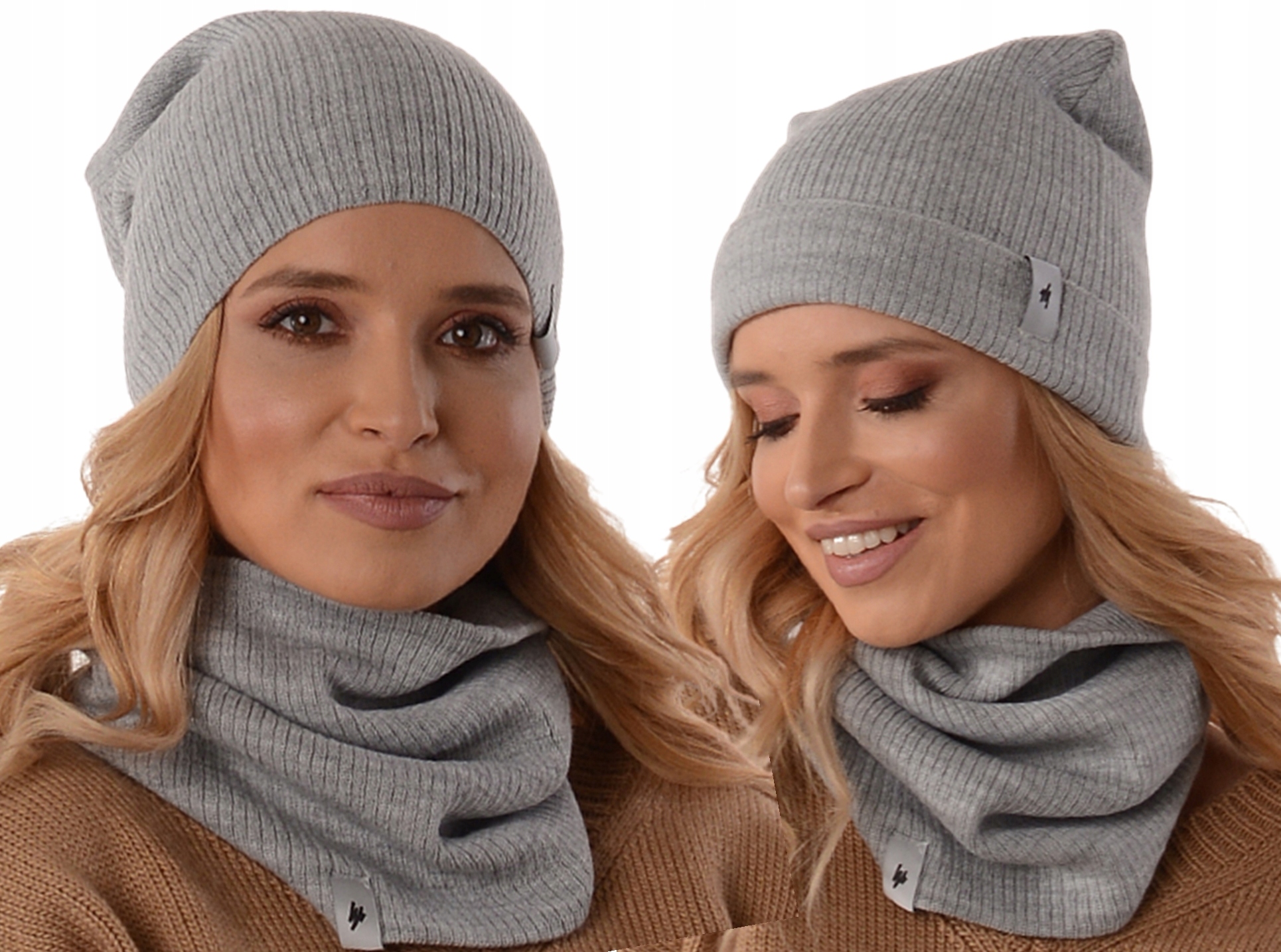 

Komplet damski Czapka Komin a'la maska B5