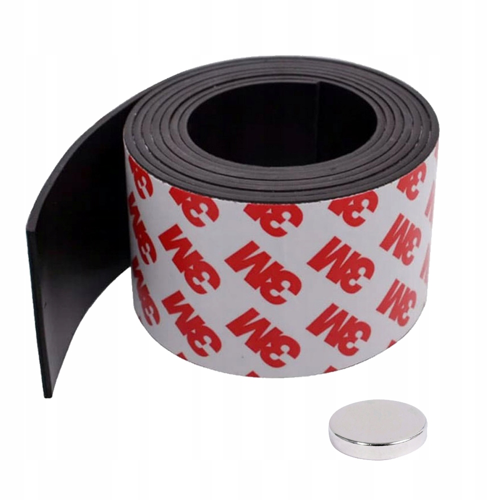 

Taśma Magnetyczna 3M Samoprzylepna 40mm /2mm/ 1m
