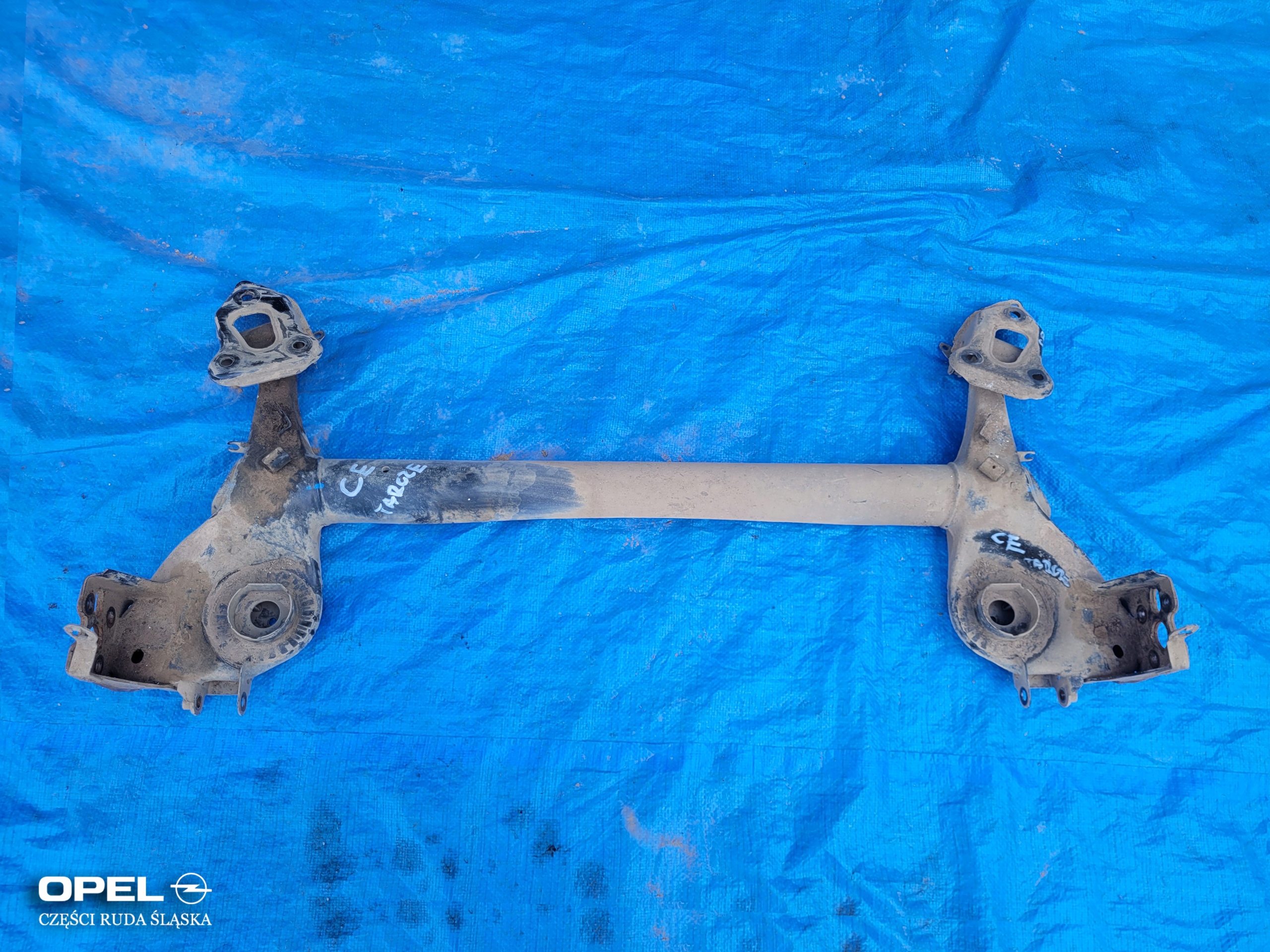 OPEL-CZĘŚCI | Corsa E Adam Oś tył belka zawieszenia tylna NA TARCZE
