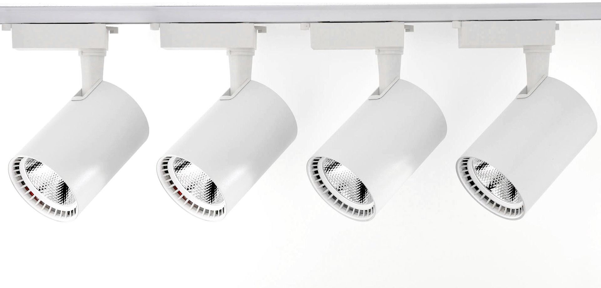 Zestaw reflektorów 4x30W + szynoprzewód biały 1,5m