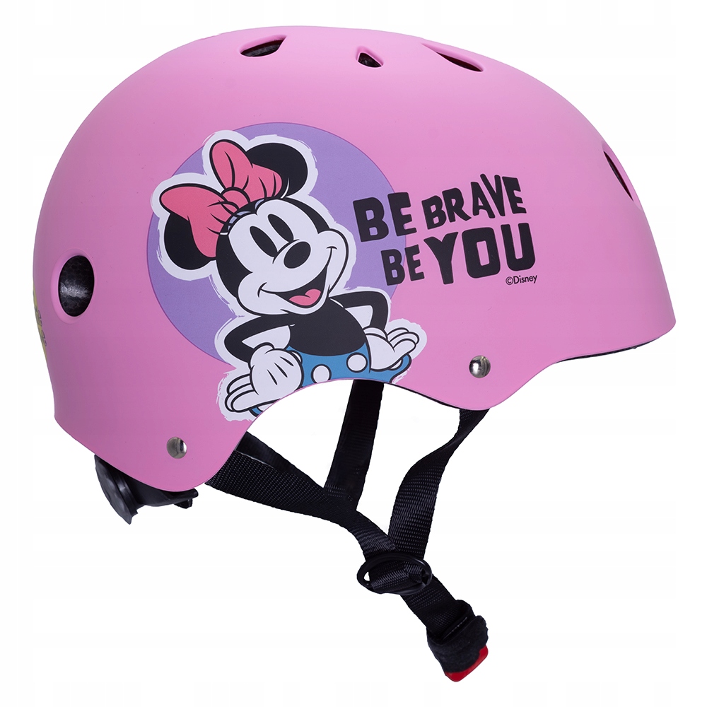 Kask sportowy orzeszek na rower rolki hulajnogę Abs 52-56 cm Myszka Minnie