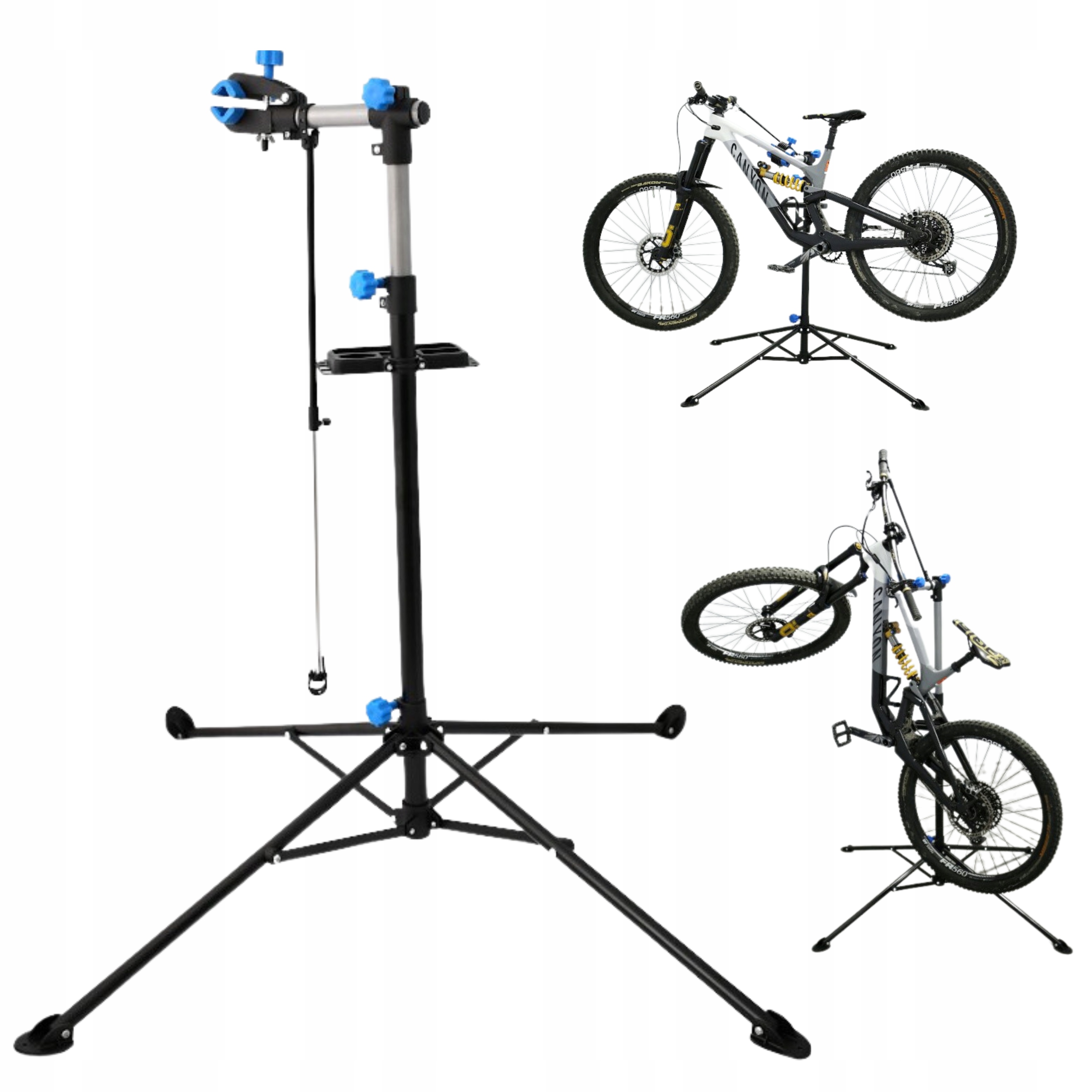Stojak Rowerowy Serwisowy Uchwyt Wieszak Do Roweru Regulowany obrotowy 30k
