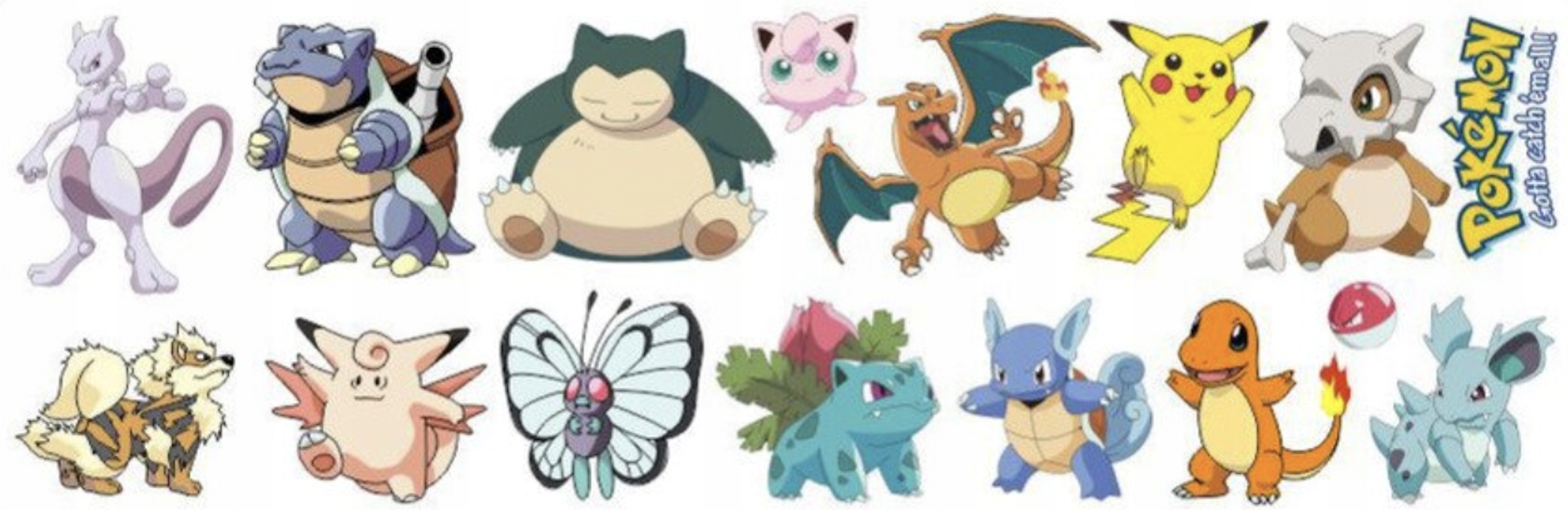 

Naklejki na ścianę szafkę Pokemon Go Pikachu