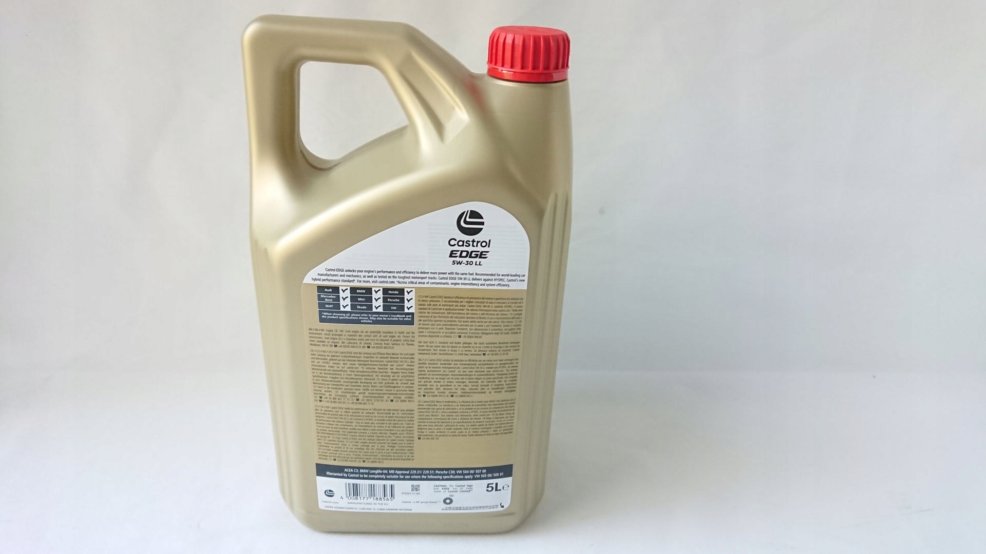 OLEJ CASTROL EDGE 5W30 LL TITANIUM FST 5L SYNTETYK Rodzaj syntetyczne