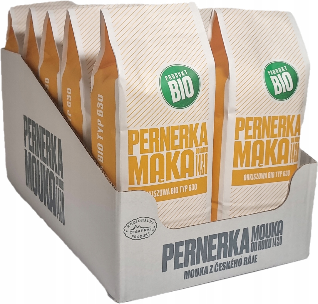 Bio Mąka Orkiszowa Jasna Typ 630 10 x 1KG Pernerka