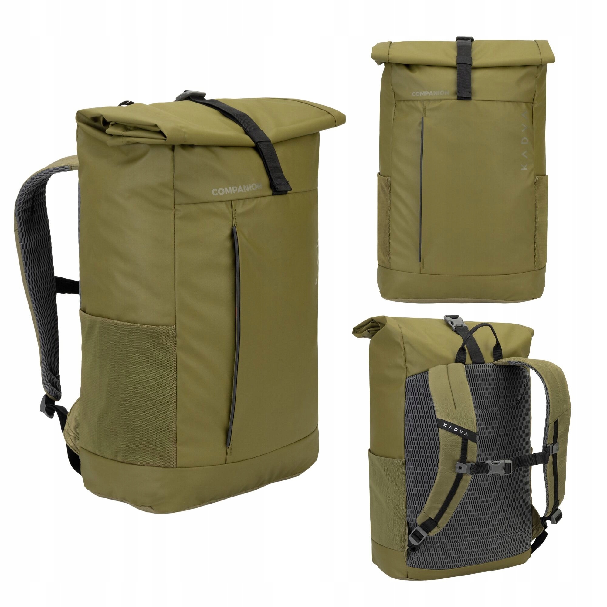 Plecak taktyczny Kadva 20L khaki Bagaż Podręczny Kieszeń Na Laptop 15 Cali