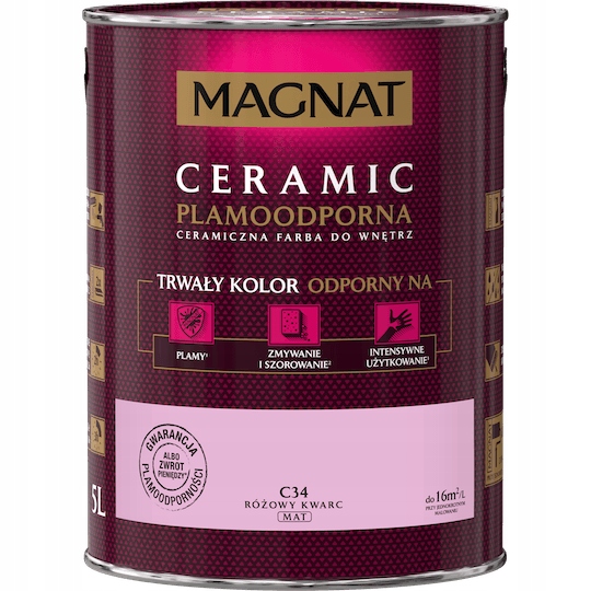 

Magnat Ceramic Różowy Kwarc C34 5L