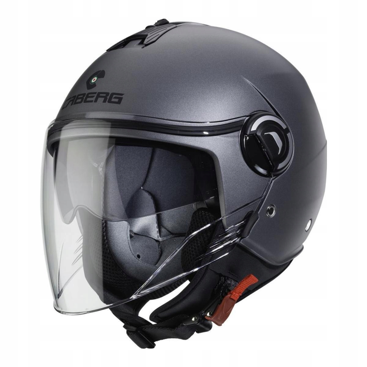 Otvorená Prilba Caberg Riviera V4X Solid Matt Sivá Veľkosť M