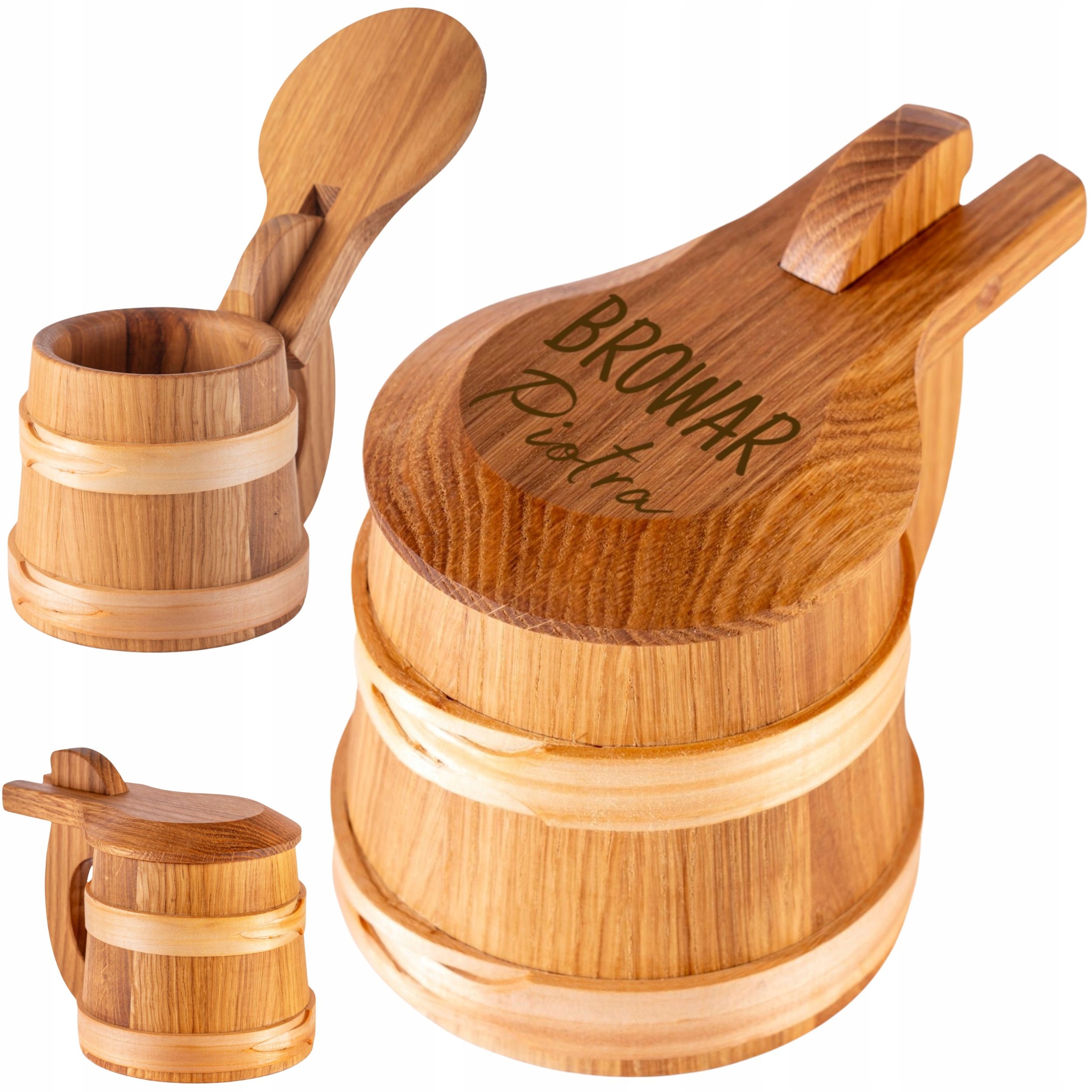 Dárek Pro Tatínka ke Dni otců Pivní Sklenice Na Pivo dubový s gravírováním uzavíratelný