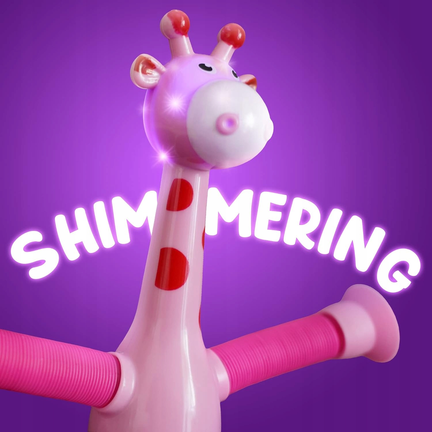 ROZCIĄGAJĄCE SENSORYCZNA ANTYSTRESOWA PRZYSSAWKA FIDGET RURKI TUBY POP LED Płeć chłopcy dziewczynki