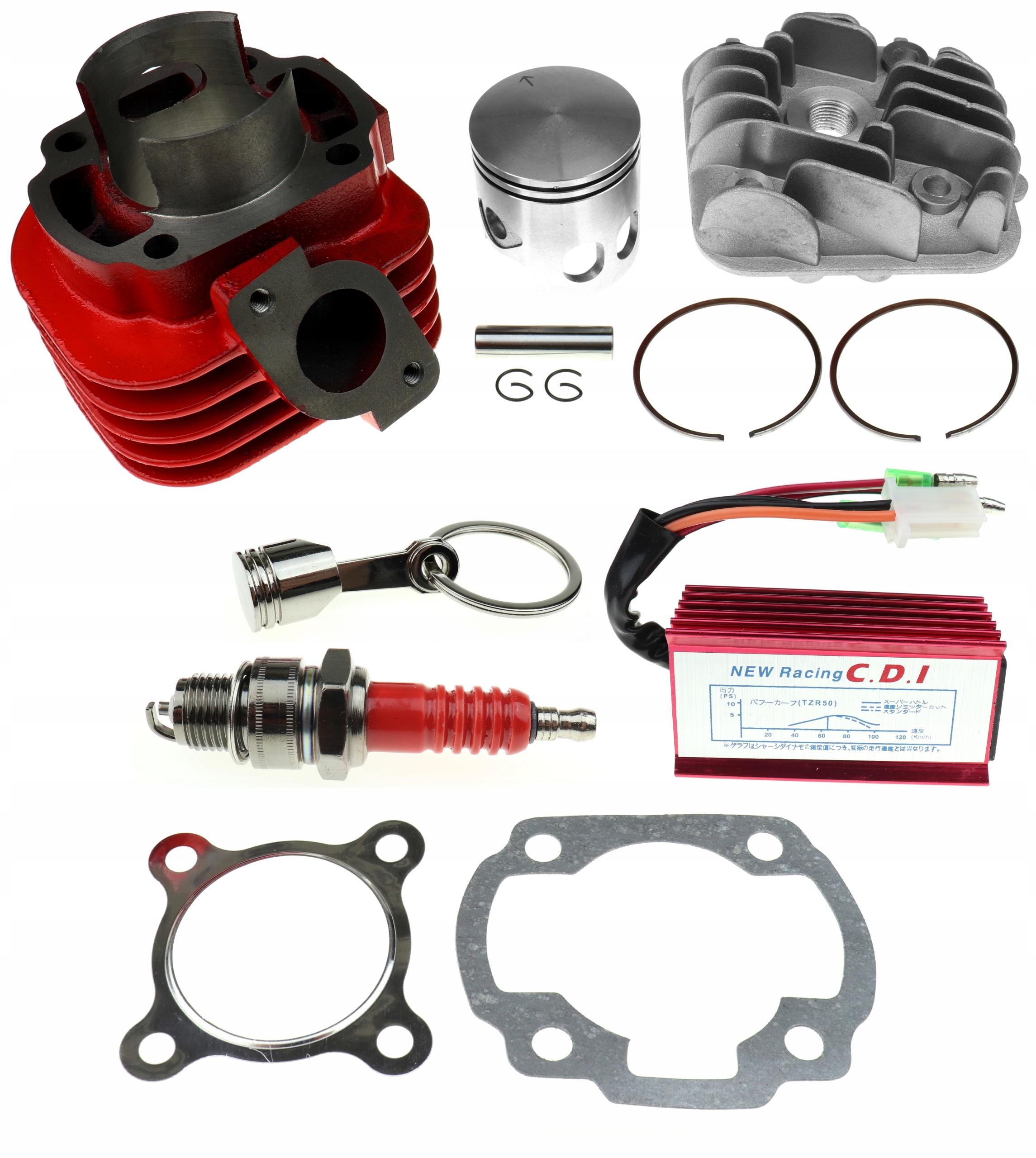 

Cylinder Głowica 2T 80ccm 3KJ Yamaha Malaguti