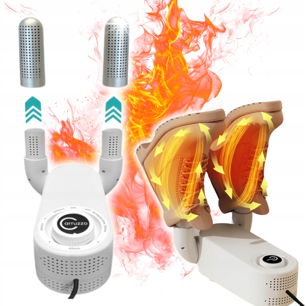 Velký sušák na lyžařské boty Odvlhčovač silný 180 W s Uv světlem