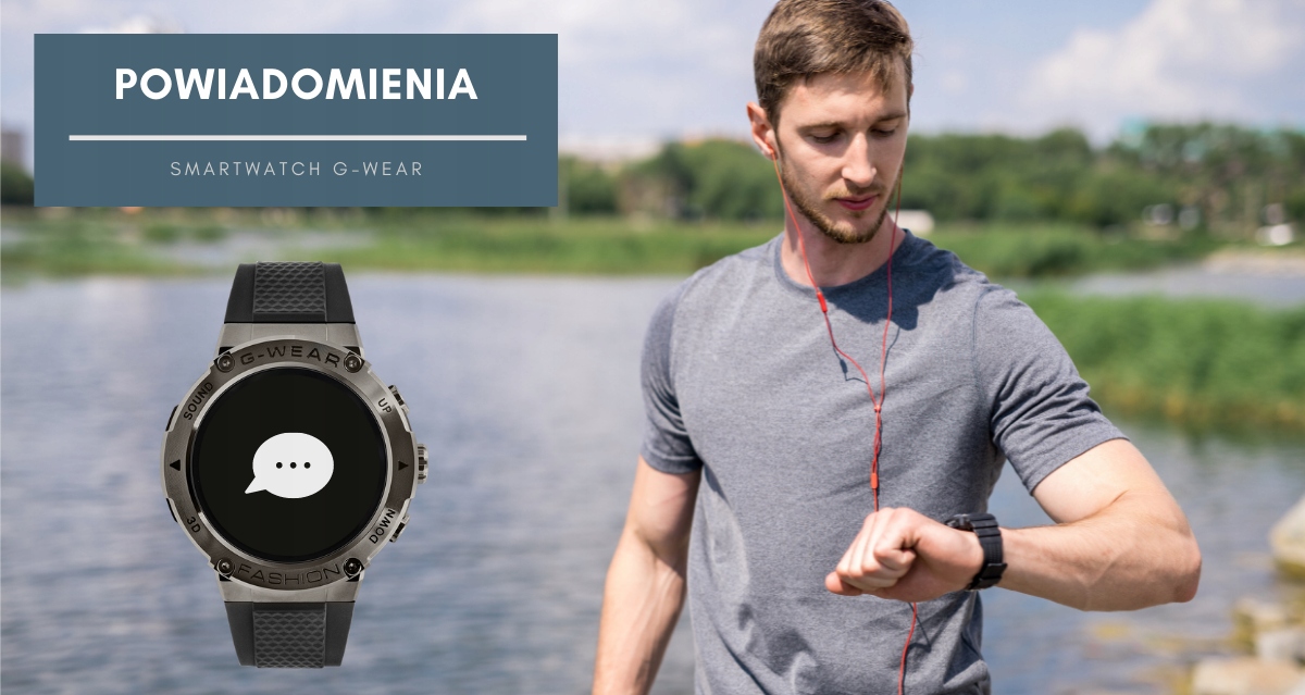 Smartwatch Czarny Zegarek Sportowy Rozmowy Smart Watch Męski SMS MENU PL Kompatybilność systemowa Android iOS