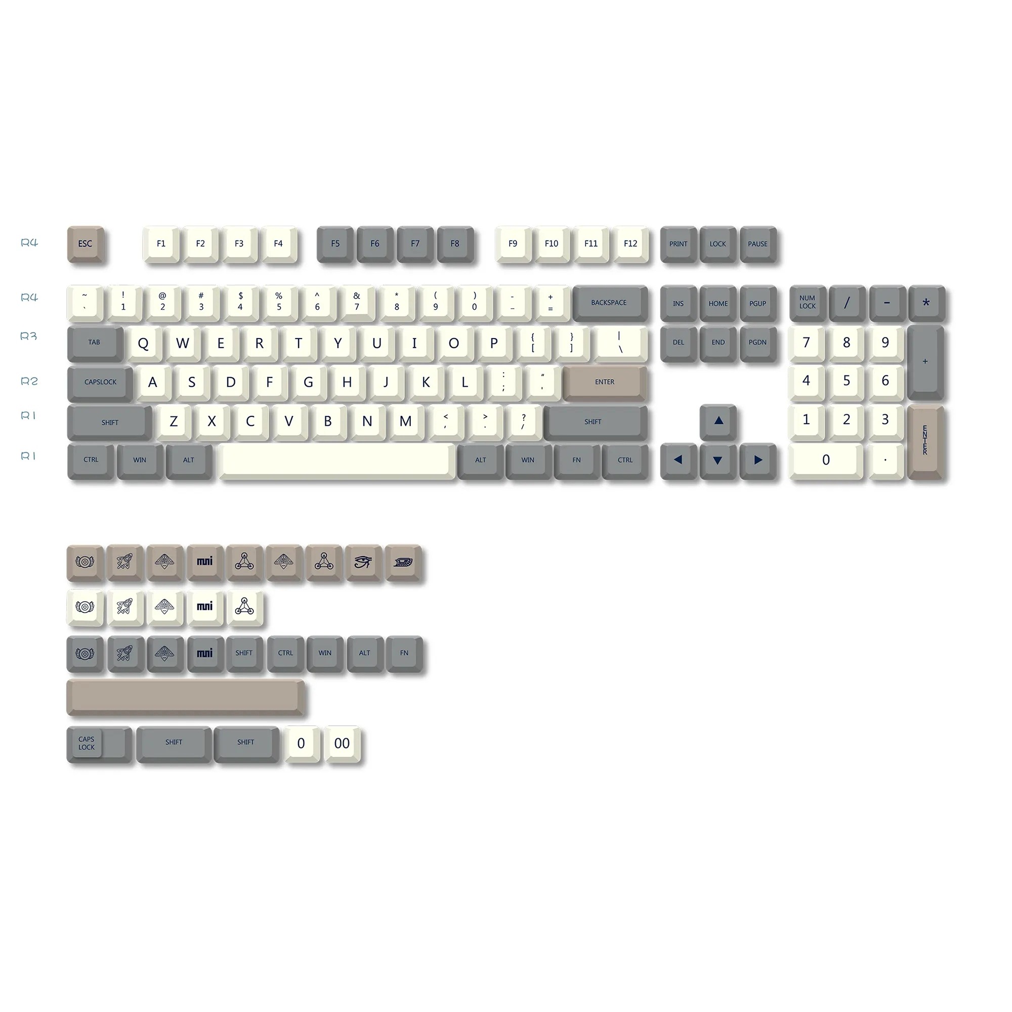 Klawisze do Klawiatury Mechanicznej Pbt Xda Revelation