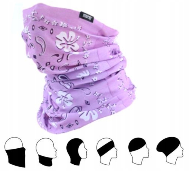 CHUSTA WIELOFUNKCYJNA MORAJ AKS400-003 FIOLET