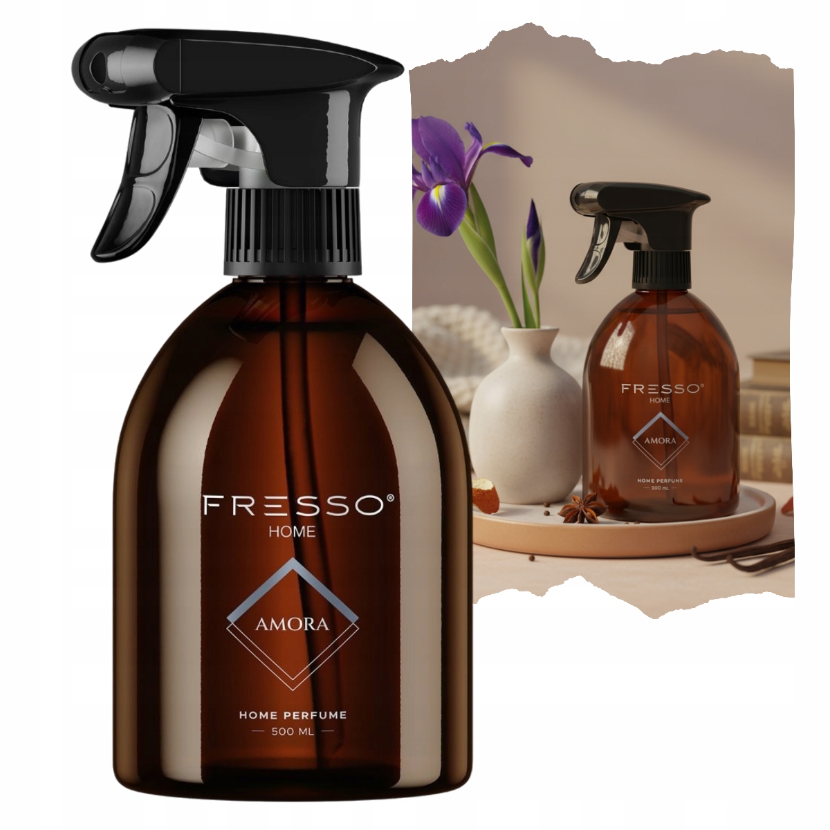 Levně Elegantní Parfém Fresso Home Amora 500ML Pro Domácí Kancelář Interiér Oblečení