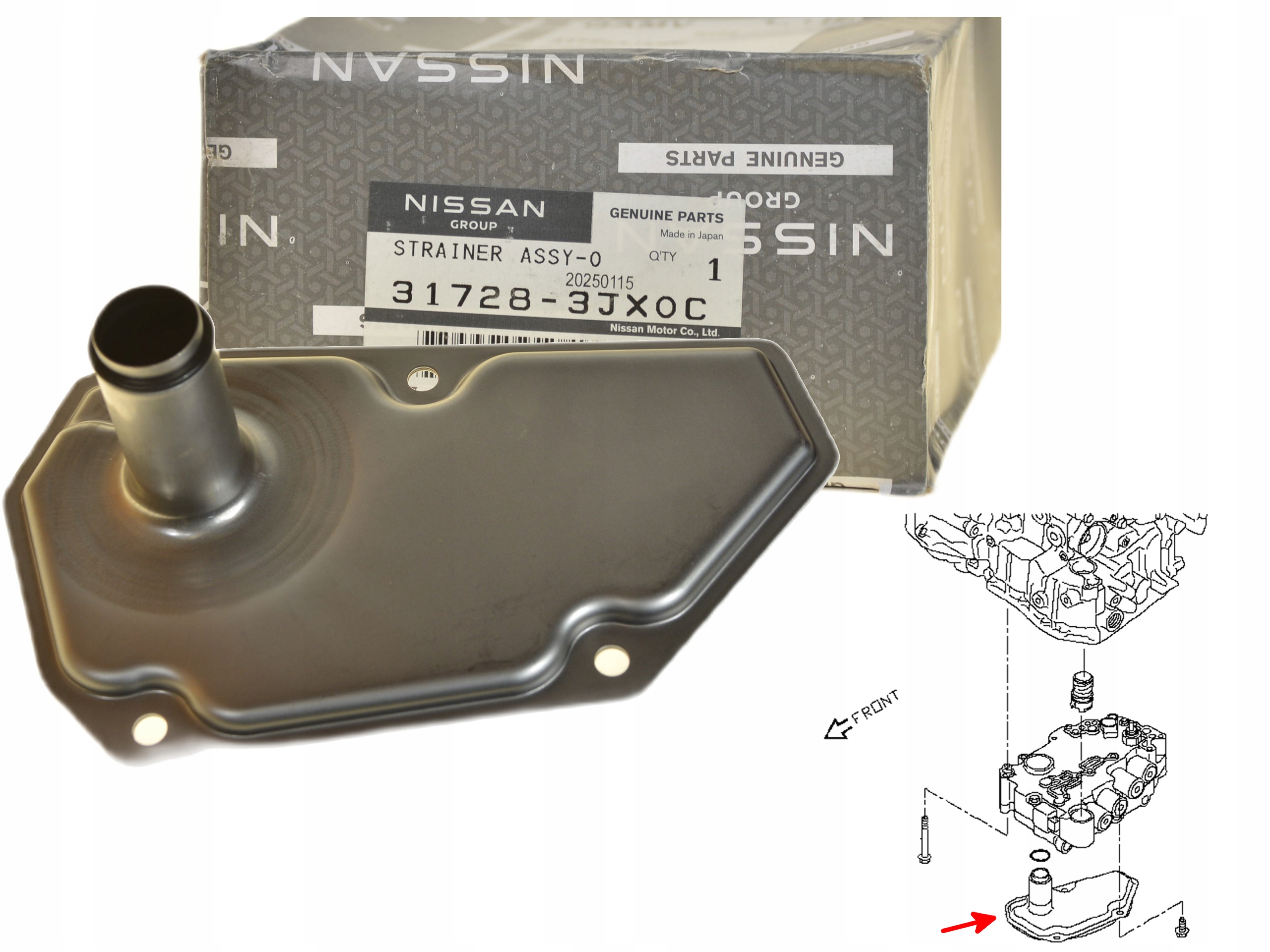 Olejový Filtr Automatické Převodovky 31728-3JX0C Oe Nissan Juke Qashqai