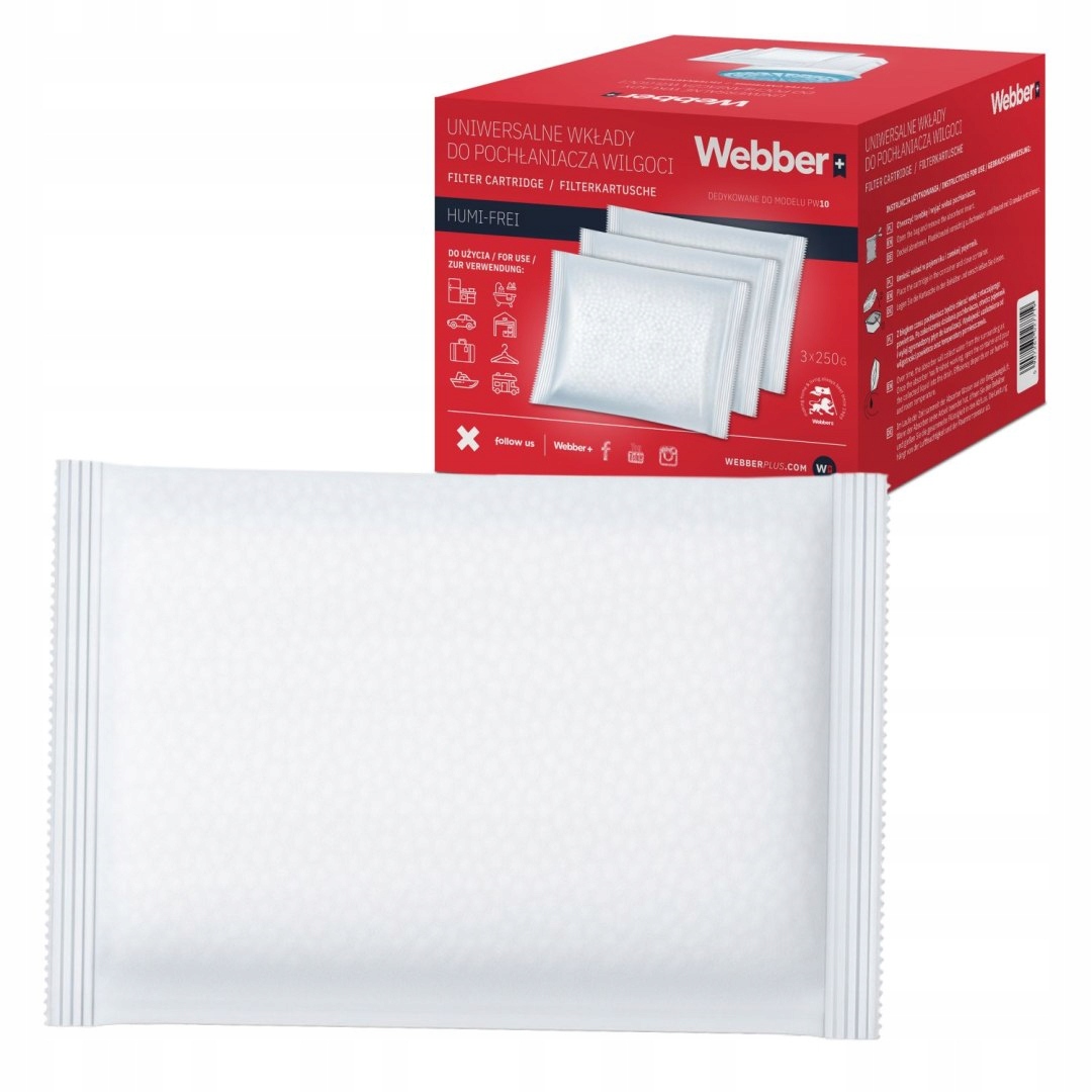 Wkłady do pochłaniacza wilgoci Webber PW10