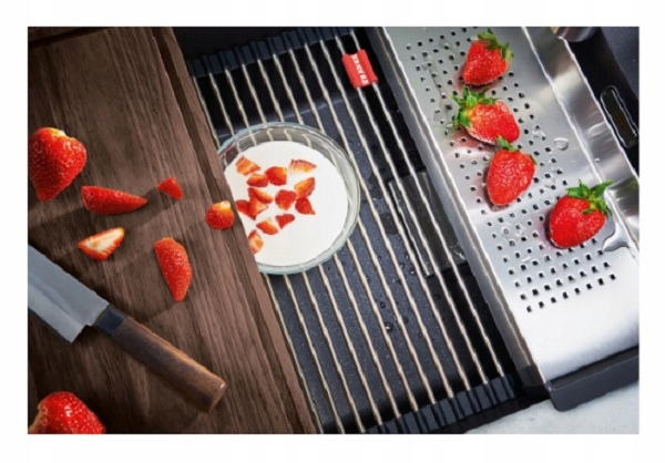 Zlew Franke Kanon KNG 110-52 Onyx 125.0528.612 czarny duża komora Stan opakowania oryginalne