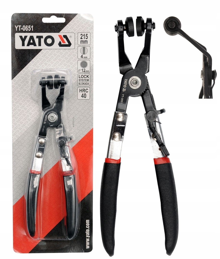 

Szczypce Wygięte Do Opasek Rozprężnych YT-0651