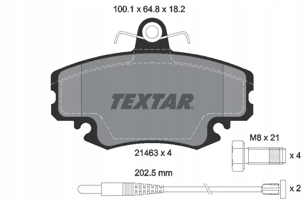 textar тормозные колодки перед 2146304 + 2 92036103 тормозной диск