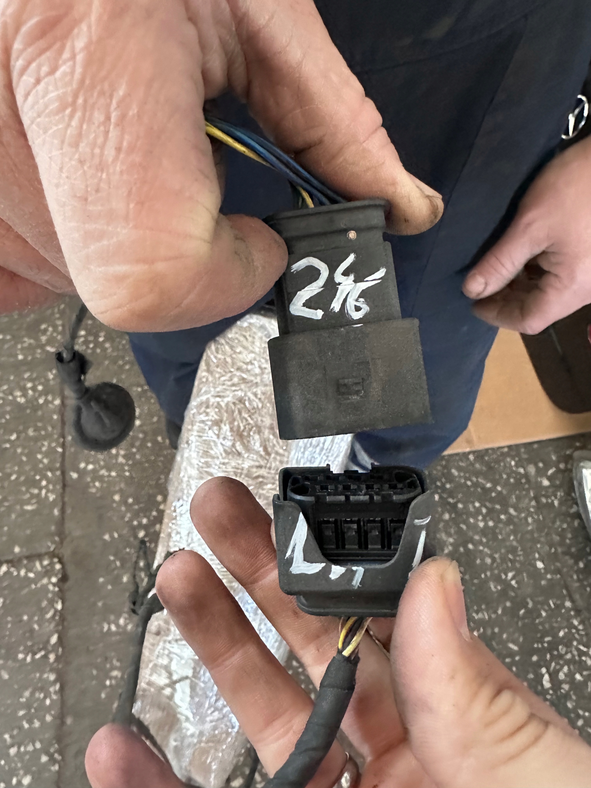 MERCEDES CLA W117 РЕСТАЙЛИНГ шланги датчиков парковки зад на 6