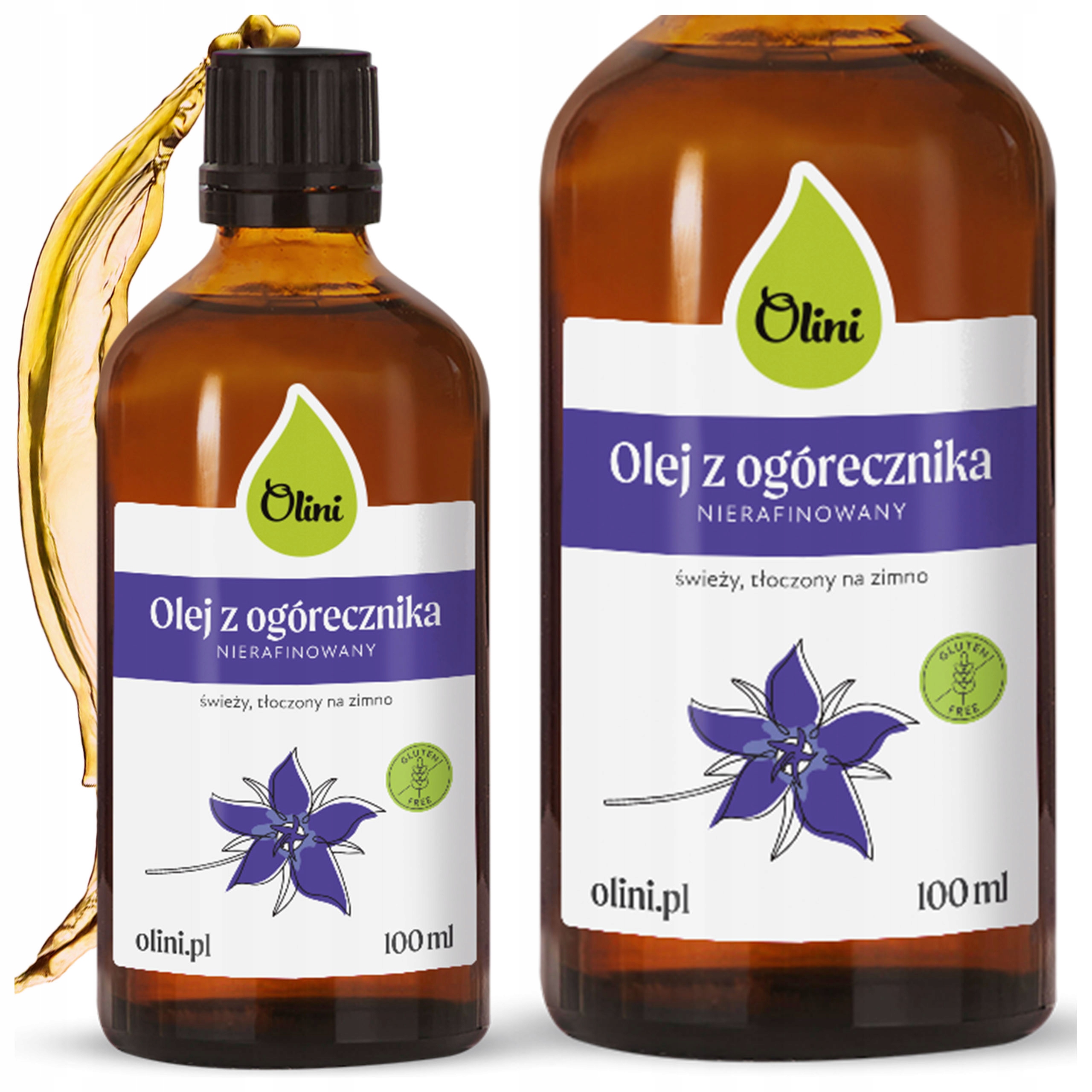 Levně Brutnákový olej 100 ml Olini lisovaný za studena