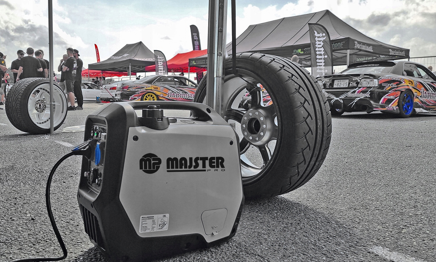 INWERTOROWY AGREGAT PRĄDOTWÓRCZY GENERATOR Cichy Miedziany AVR +2xOl MP0661 Moc silnika 0 KM