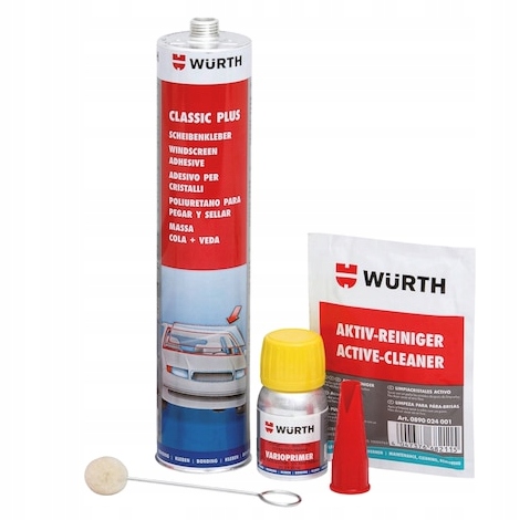 

Wurth Klej do szyb Classic Plus cały zestaw