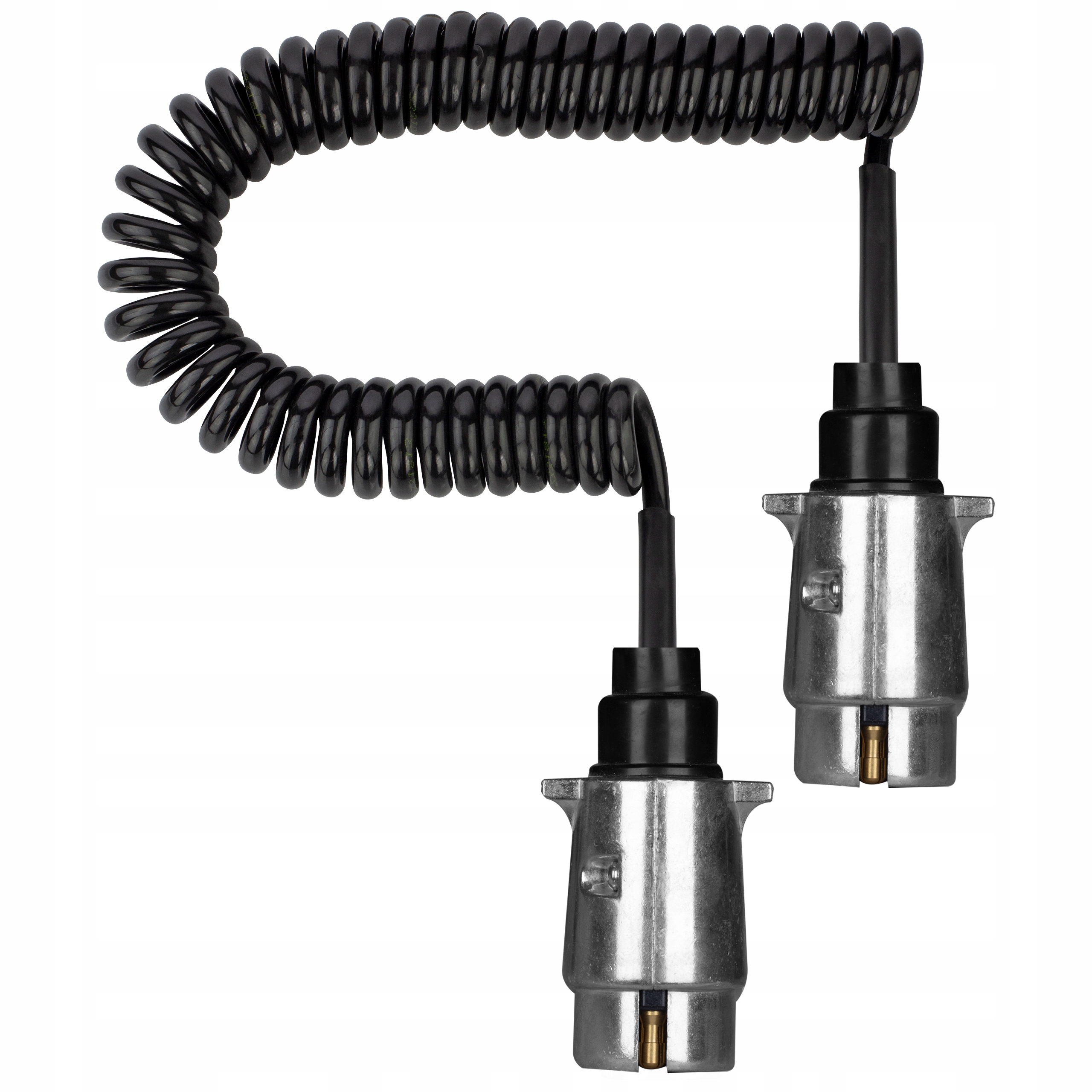 PRZEWÓD SPIRALNY DO PRZYCZEPY METAL 7 PIN 12V 3m Rodzaj 7 PIN