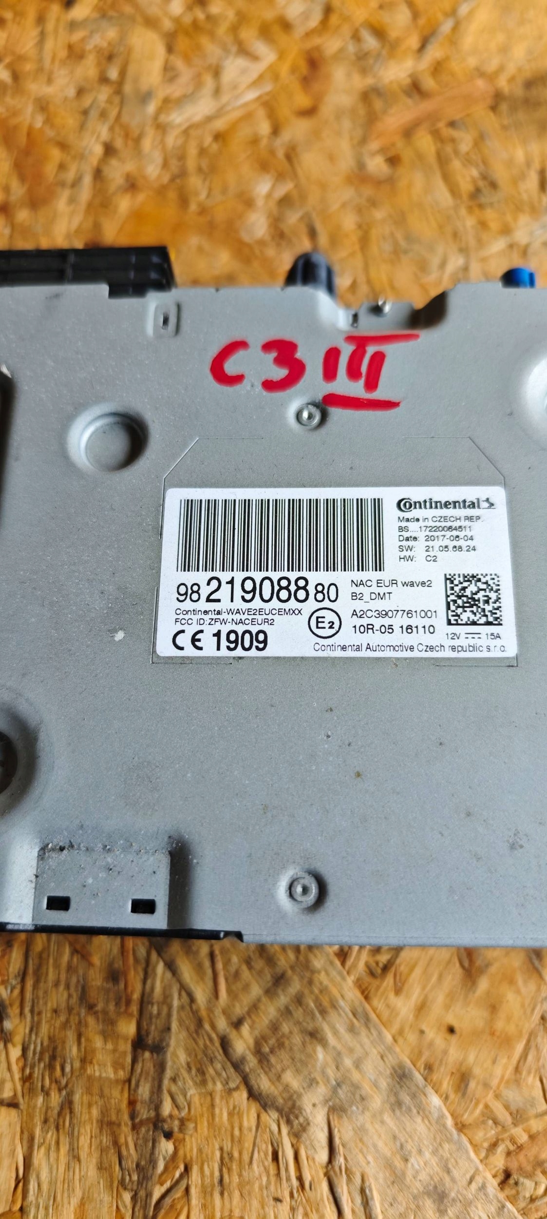 Stacja multimedialna Citroen C3 9821908880
