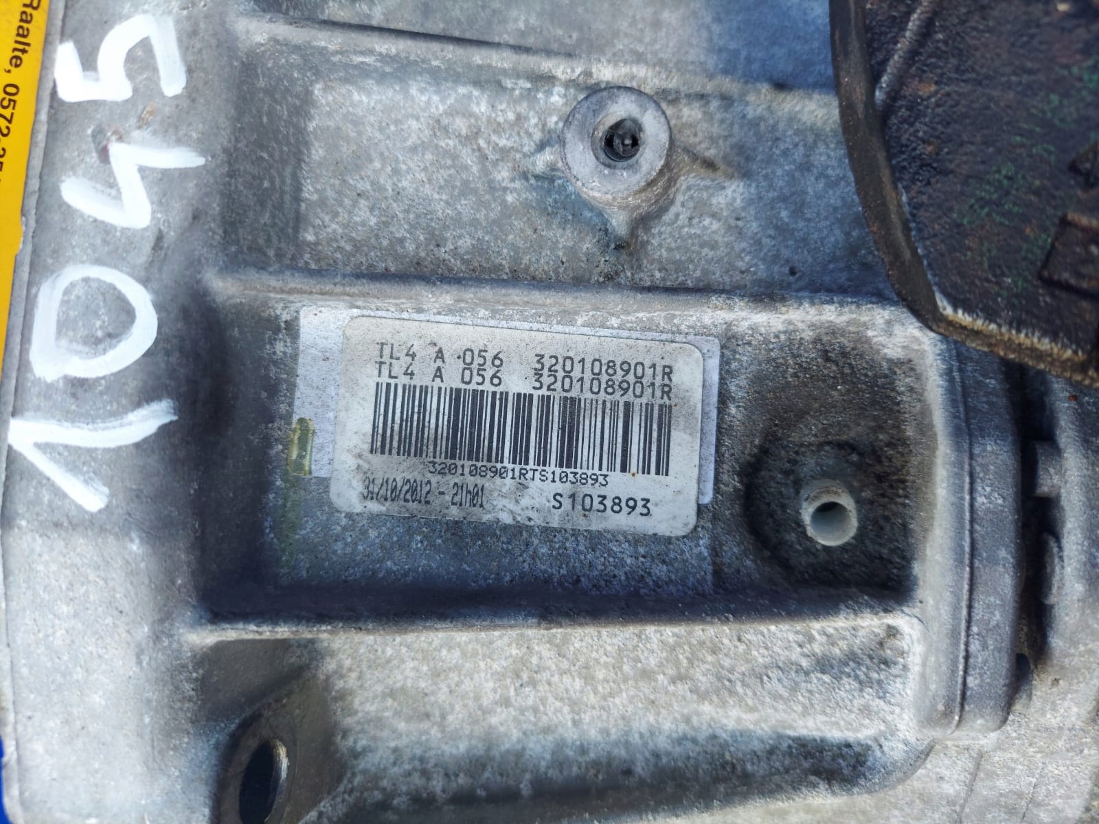 cambio RENAULT megane III 1.5 DCI TL4 A056 K9K636