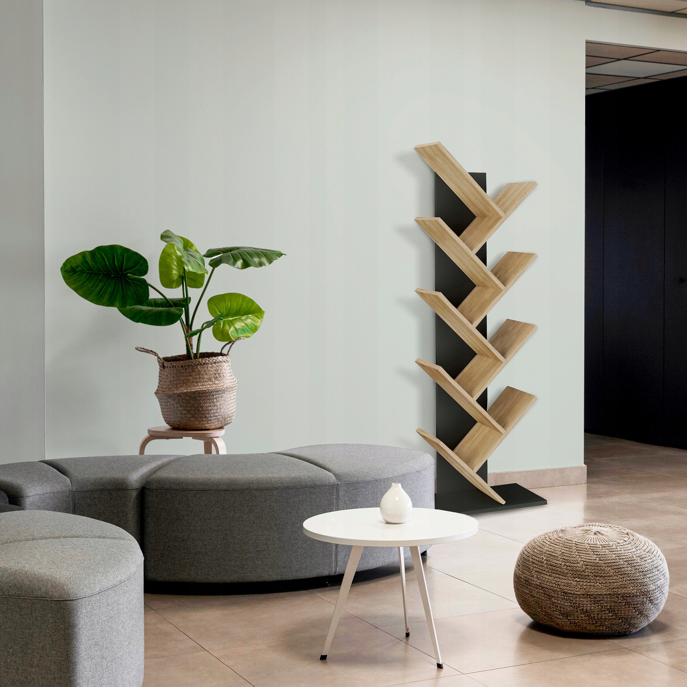 WĄSKI REGAŁ STOJĄCY NA KSIĄŻKI PÓŁKI "JODŁA" Stan opakowania oryginalne