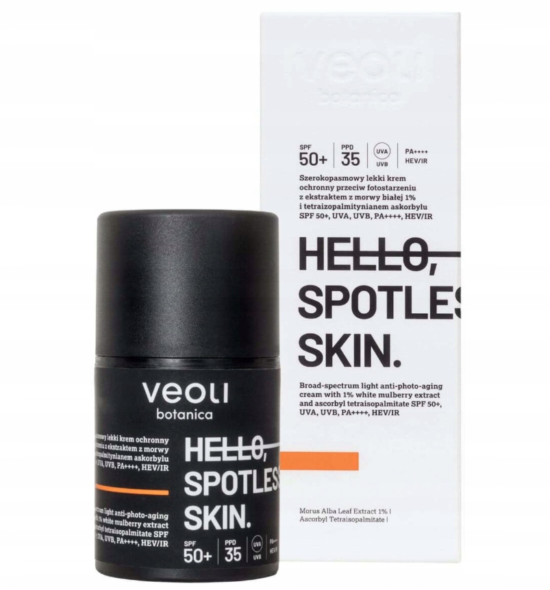 Veoli Hello Spotles Skin ochranný krém Spf 50 50 ml