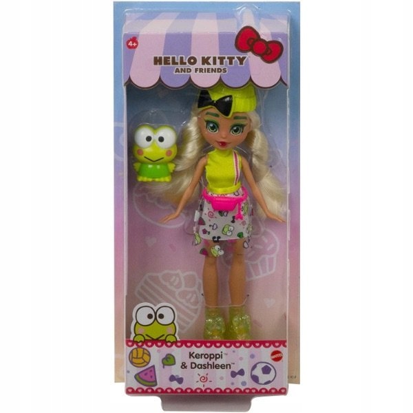 Mattel Hello Kitty Lalka Keropi i Dashleen GWW99 EAN (GTIN) 0887961949391