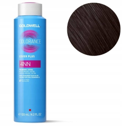 Goldwell Colorance cover Plus farba permanentna 4NN MID Brown Extra 120 ml