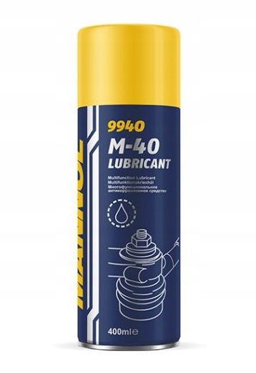 

Mannol M40 Wielofunkcyjny Odrdzewiacz 400ml