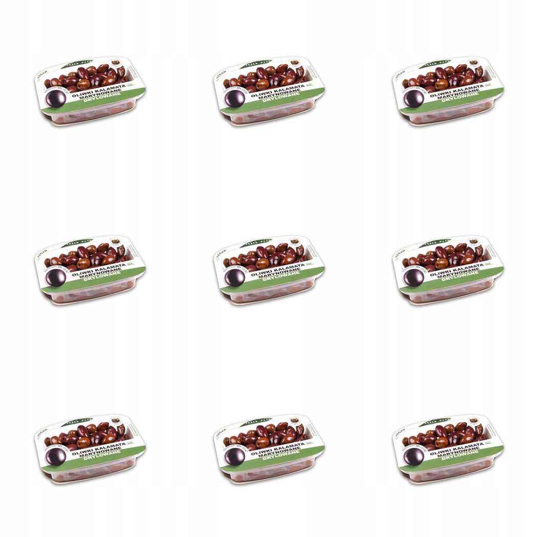 9x 200g Lyrakis Family Oliwki Kalamata marynowane drylowane Karton