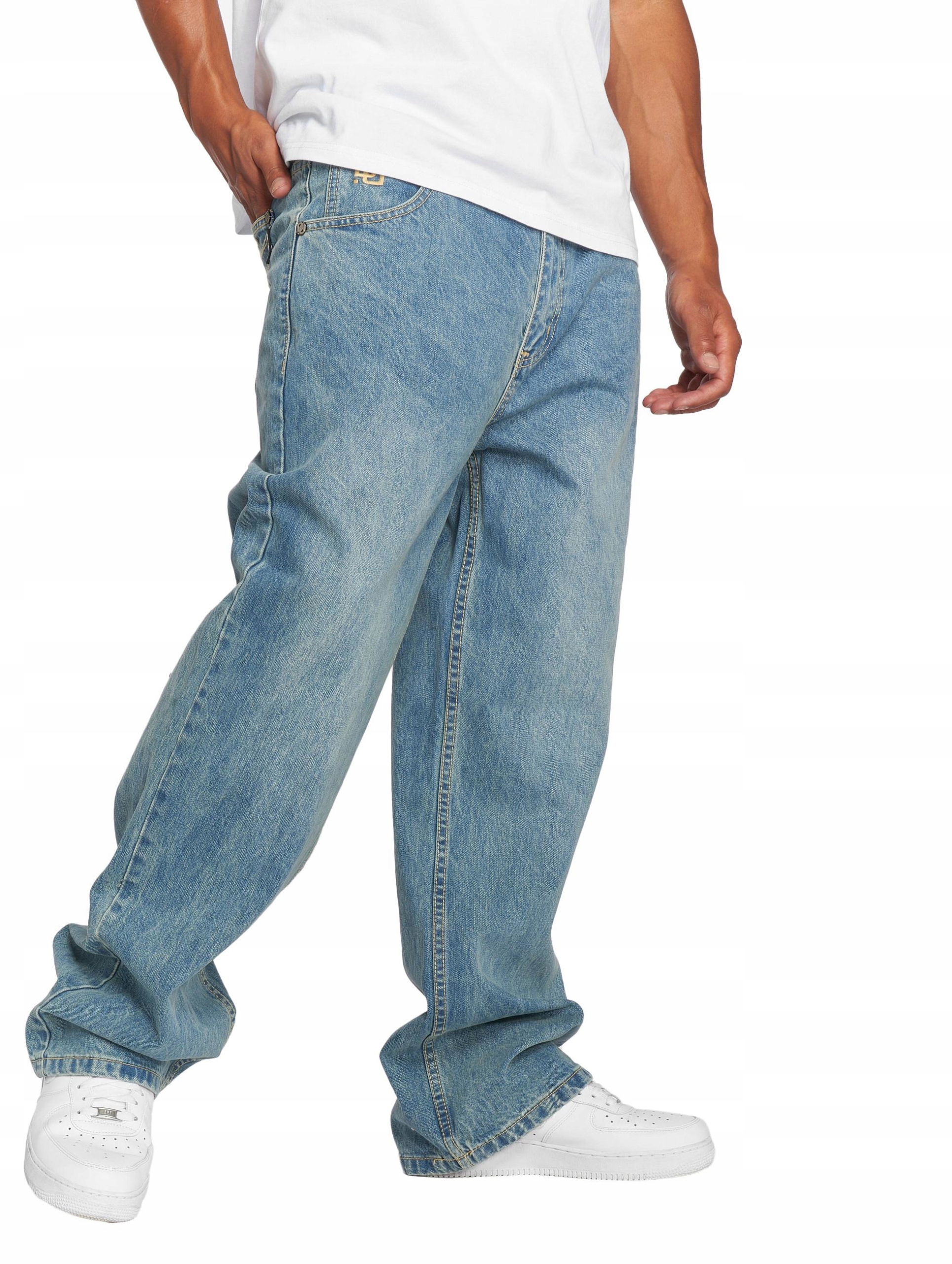 Dangerous Dngrs kalhoty pánské L:34 Baggy Homie in blue L:34 36 jeans