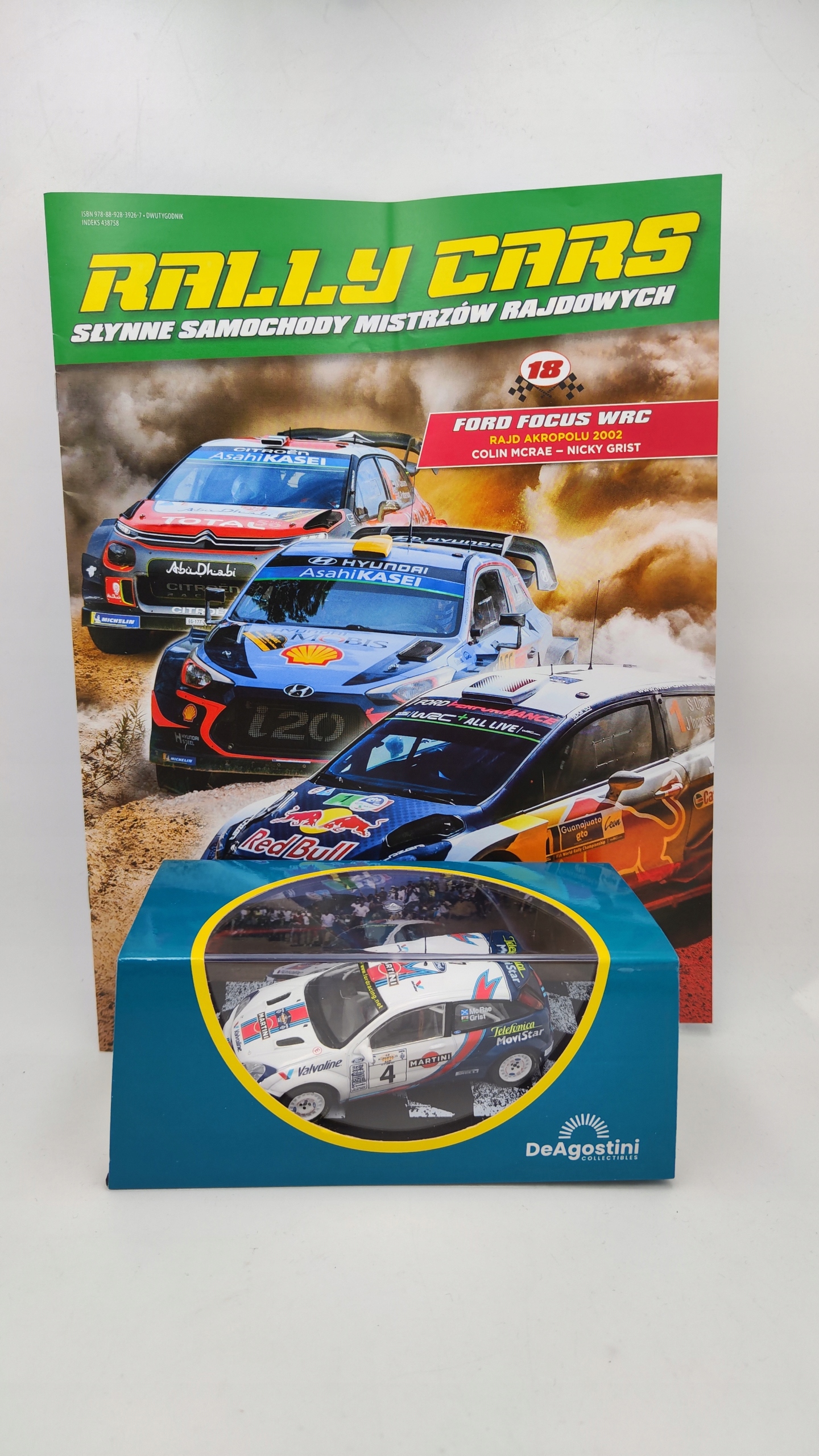 Ford Focus Rs Wrc C.McRae N.Grist Acropolis 2001 1:43 č.18 DeAgostni