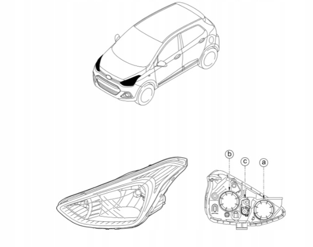 Hyundai OE 92102-B9000 фари