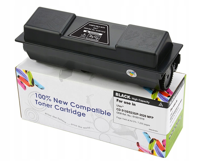 Toner Czarny do Utax CD5135 CD5235 P3520MFP Zamiennik 7.2K CD5135 CD5235