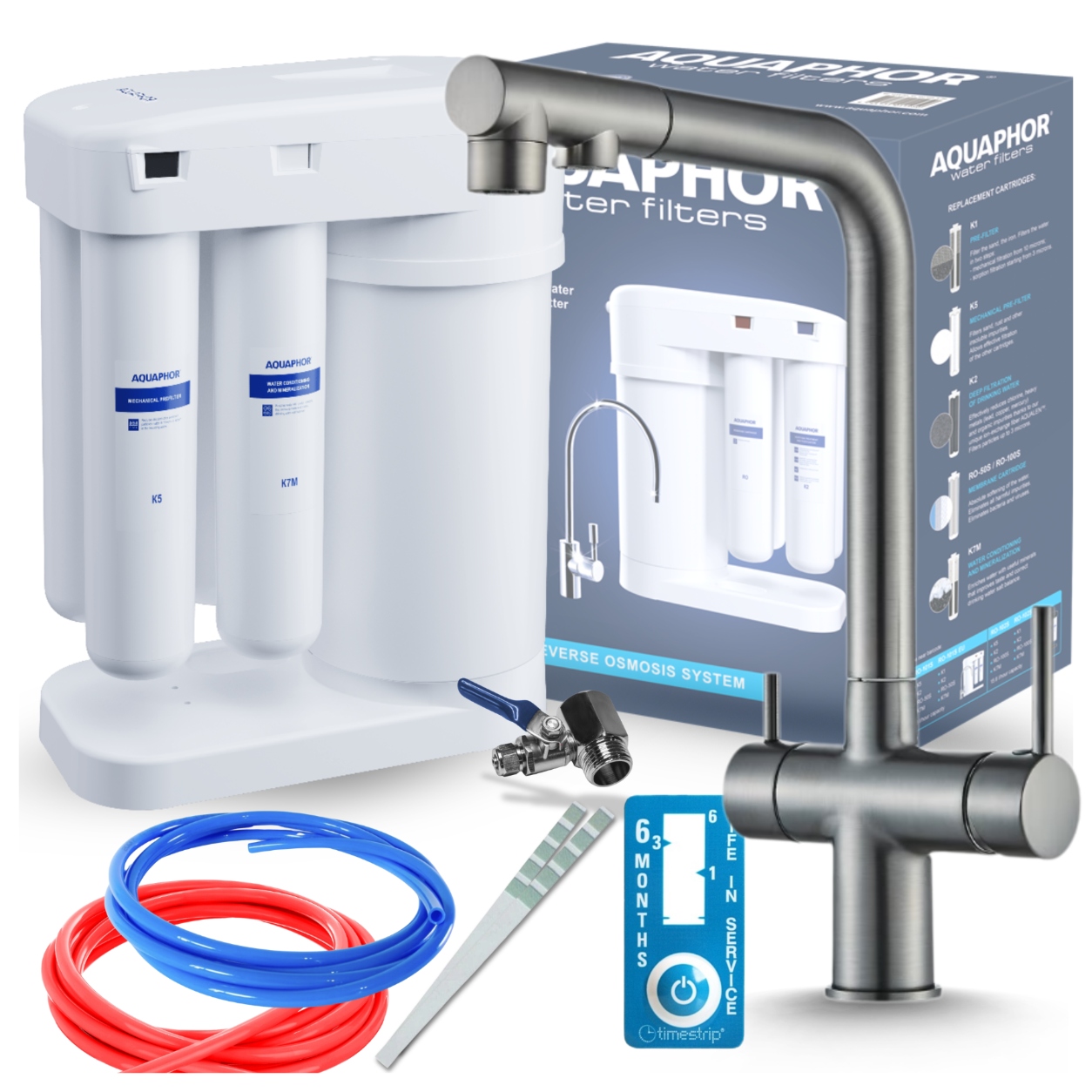 Filtrační Systém Kohoutkové Vody Aquaphor Morion A Výsuvný Kuchyňský Kohoutek