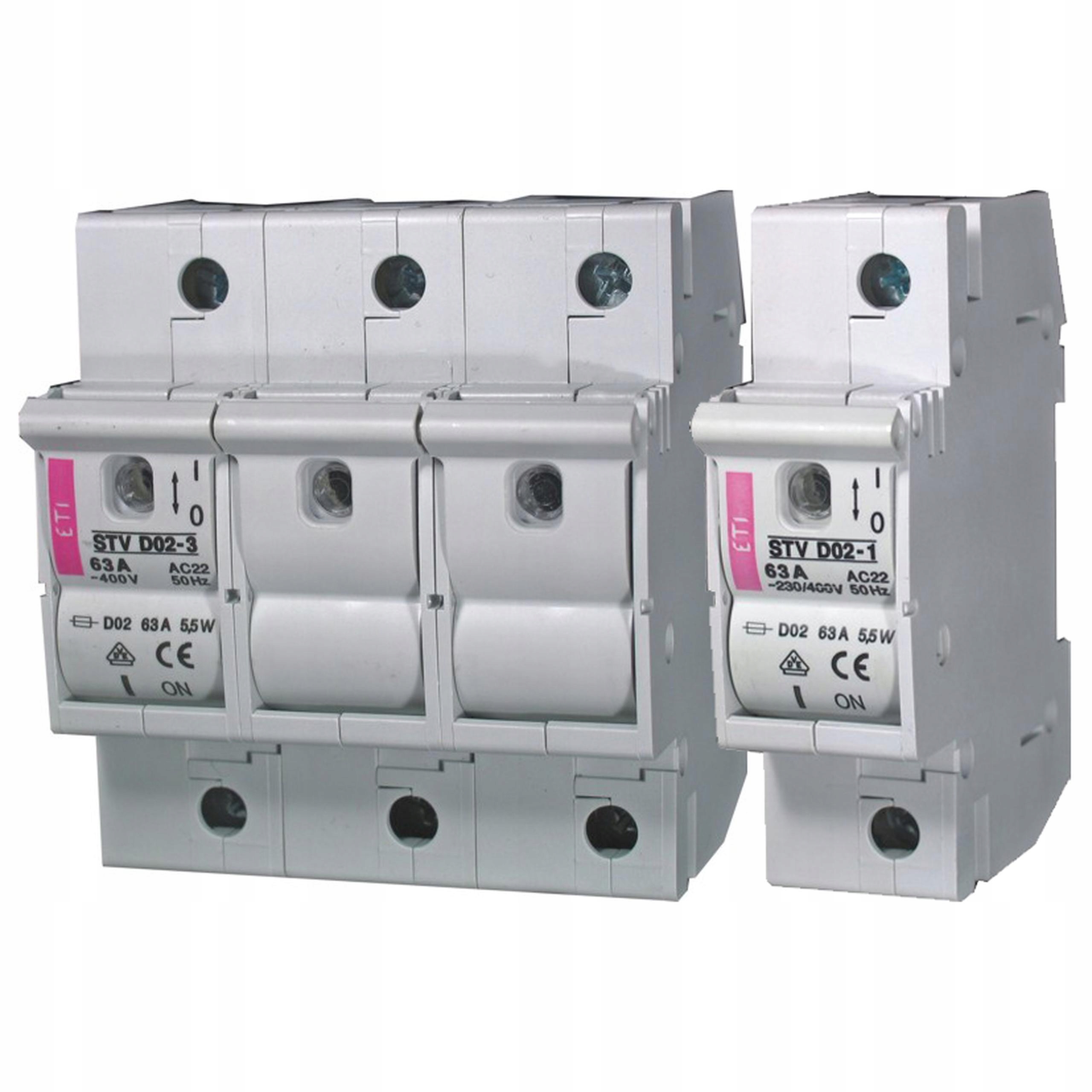 Izolačný odpojovač Stv D02 63A 3P Eti 002271004
