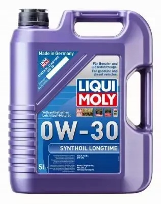 LIQUI MOLY SYNTHOIL LONGTIME 0W30 SM/CF 8L Rodzaj syntetyczne