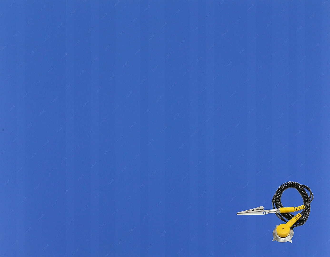 MATA ANTYSTATYCZNA ESD 400x300 NIEBIESKI MAT + PRZEWÓD UZIEMIAJĄCY ESD